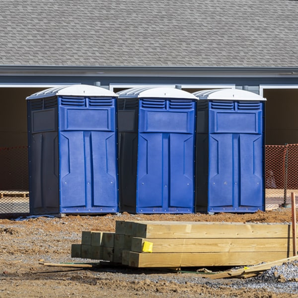 how do you dispose of waste after the portable restrooms have been emptied in Greeley Center NE